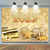 Lofaris UK Glitter Balloon Rabbion Ball Happy New Year Backdrop